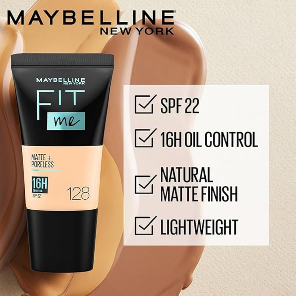 MAYBELLINE NEW YORK Fit Me Matte+Poreless Liquid Tube Foundation