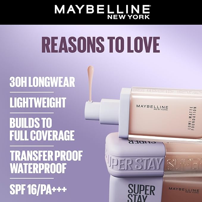 Maybelline Super Stay Lumi Matte Liquid Foundation