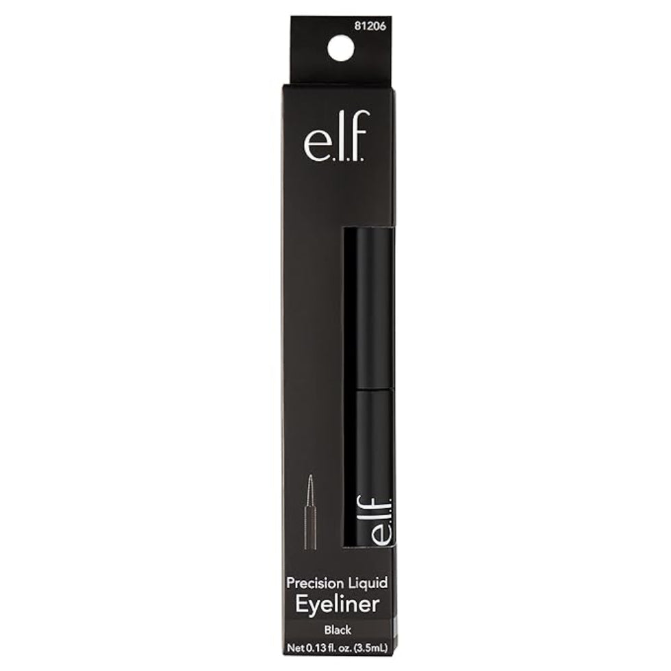 e.l.f. Cosmetics Cosmetics Cosmetics Precision Liquid Eyeliner, Long-lasting Formula intensifies & Defines eyes, Black