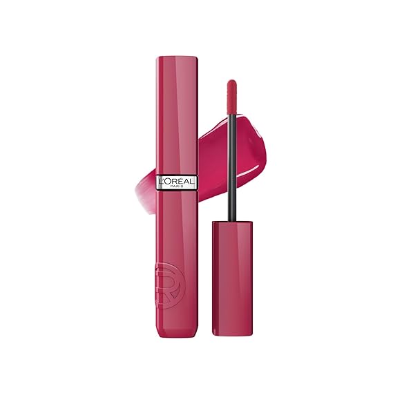 L'Oréal Paris Infallible Laque Resistance Lacquer-Like Shine Finish. 16H longwear lacquer lipstick.