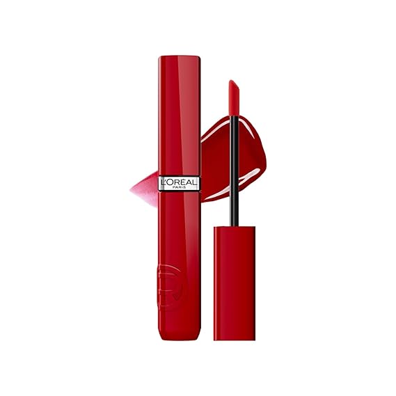 L'Oréal Paris Infallible Laque Resistance Lacquer-Like Shine Finish. 16H longwear lacquer lipstick.