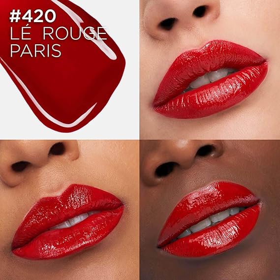 L'Oréal Paris Infallible Laque Resistance Lacquer-Like Shine Finish. 16H longwear lacquer lipstick.