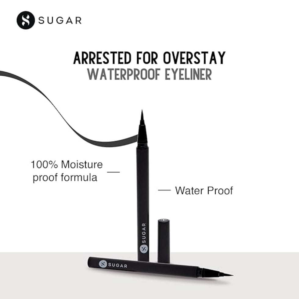 SUGAR Cosmetics Arrested For Overstay 100% Waterproof Eyeliner