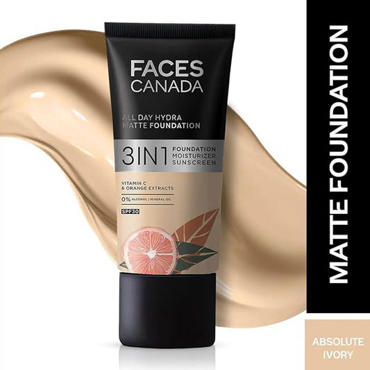 FACESCANADA All Day Hydra Matte Liquid Foundation
