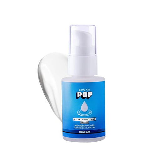 SUGAR POP Instant Brightening Serum with Hyaluronic Acid and Glutathione